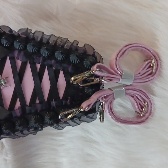 DOLLSKILL WIDOW FROSTED FARWELLS COFFIN BACKPACK REMOVEABLE STRAPS SPIDER CHARMS - Picture 9 of 12